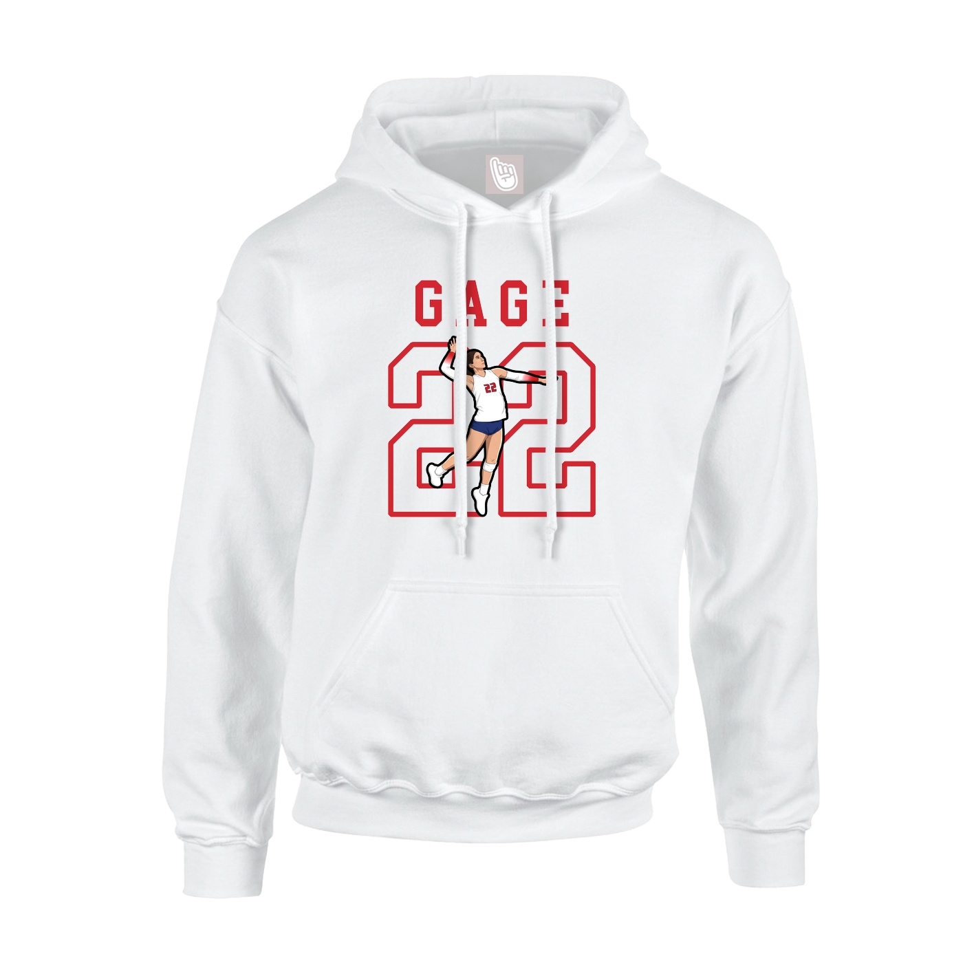 Youth Hoodie — Shirsey in White