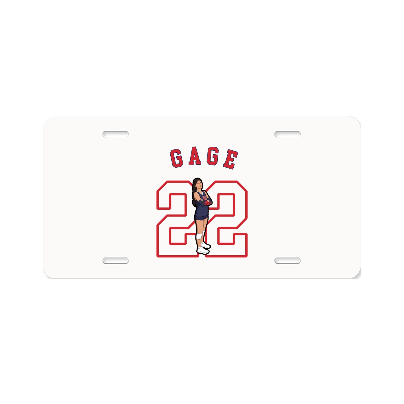 License Plate — Shirsey Arch in Classic
