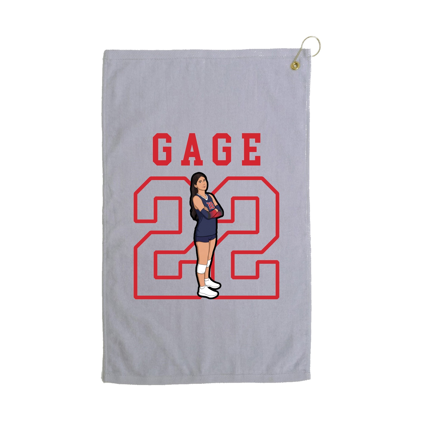 Golf Towel — Shirsey in Grey