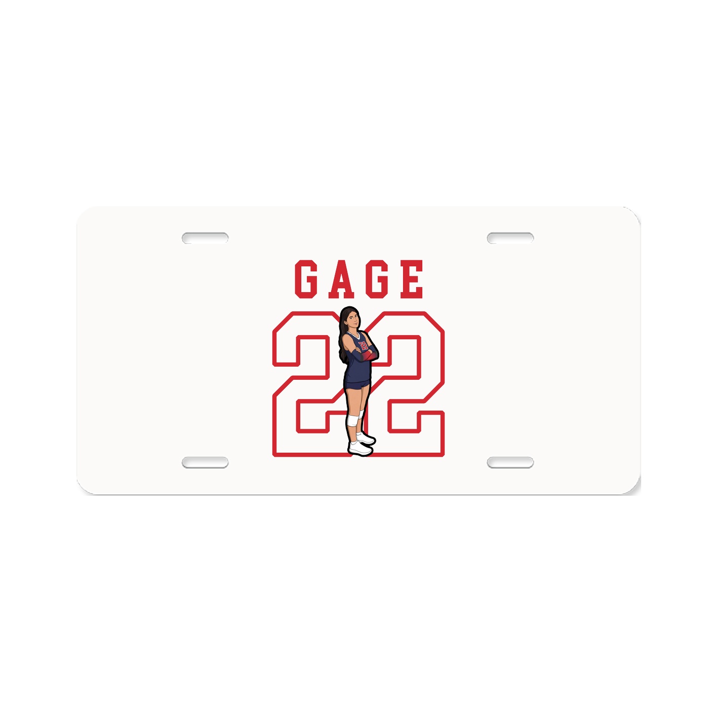 License Plate — Shirsey in Classic