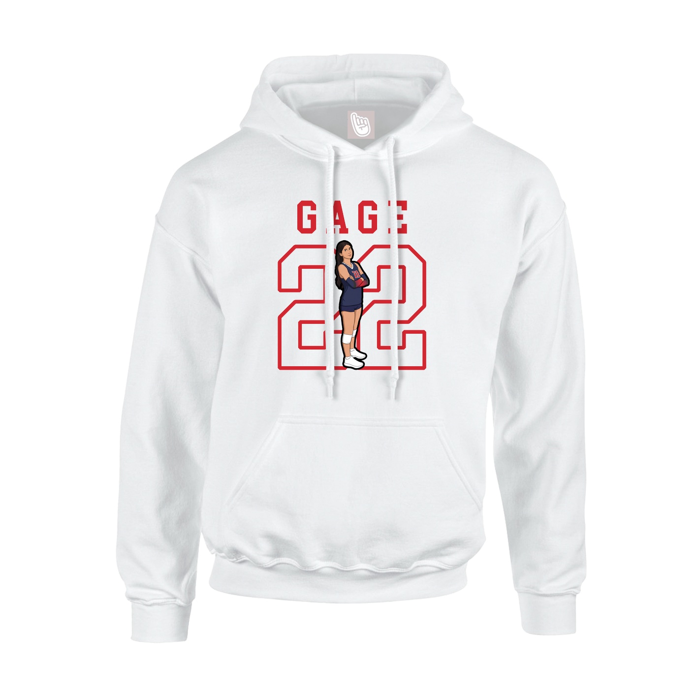 Youth Hoodie — Shirsey in White