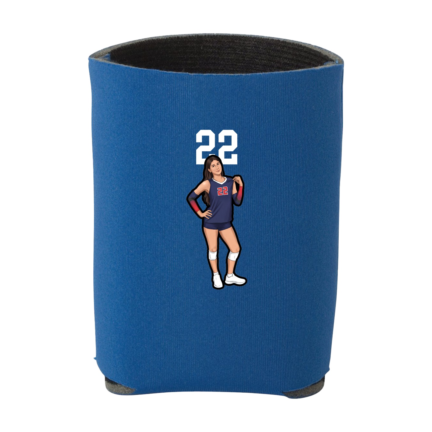 Can Holder — Number Top in Royal
