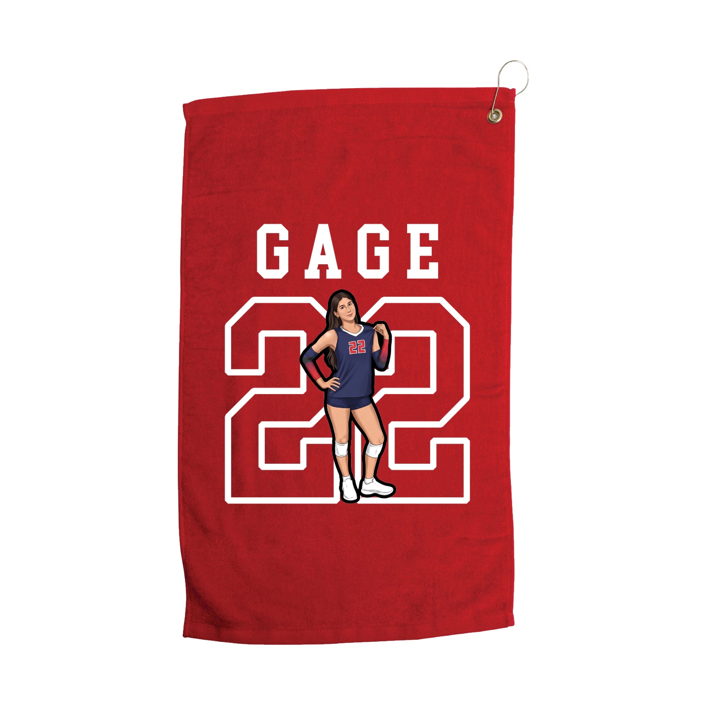 Golf Towel — Shirsey in Red