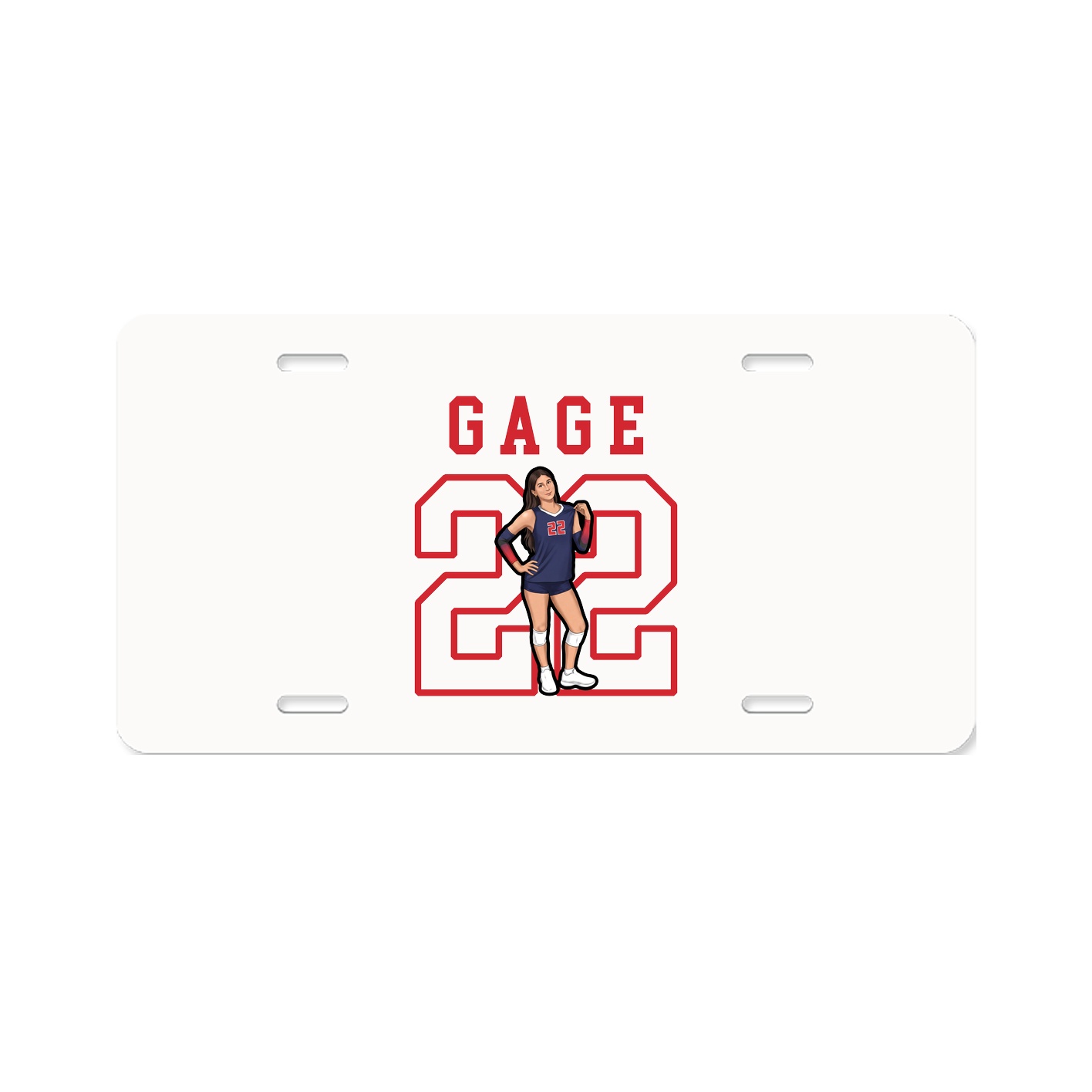 License Plate — Shirsey in Classic