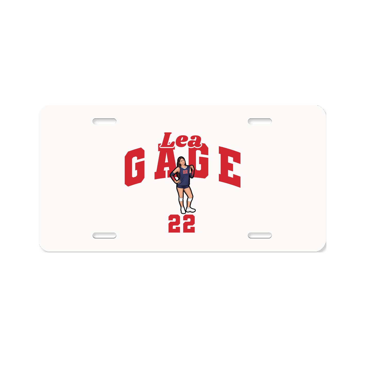 License Plate — Signature Arch in Classic