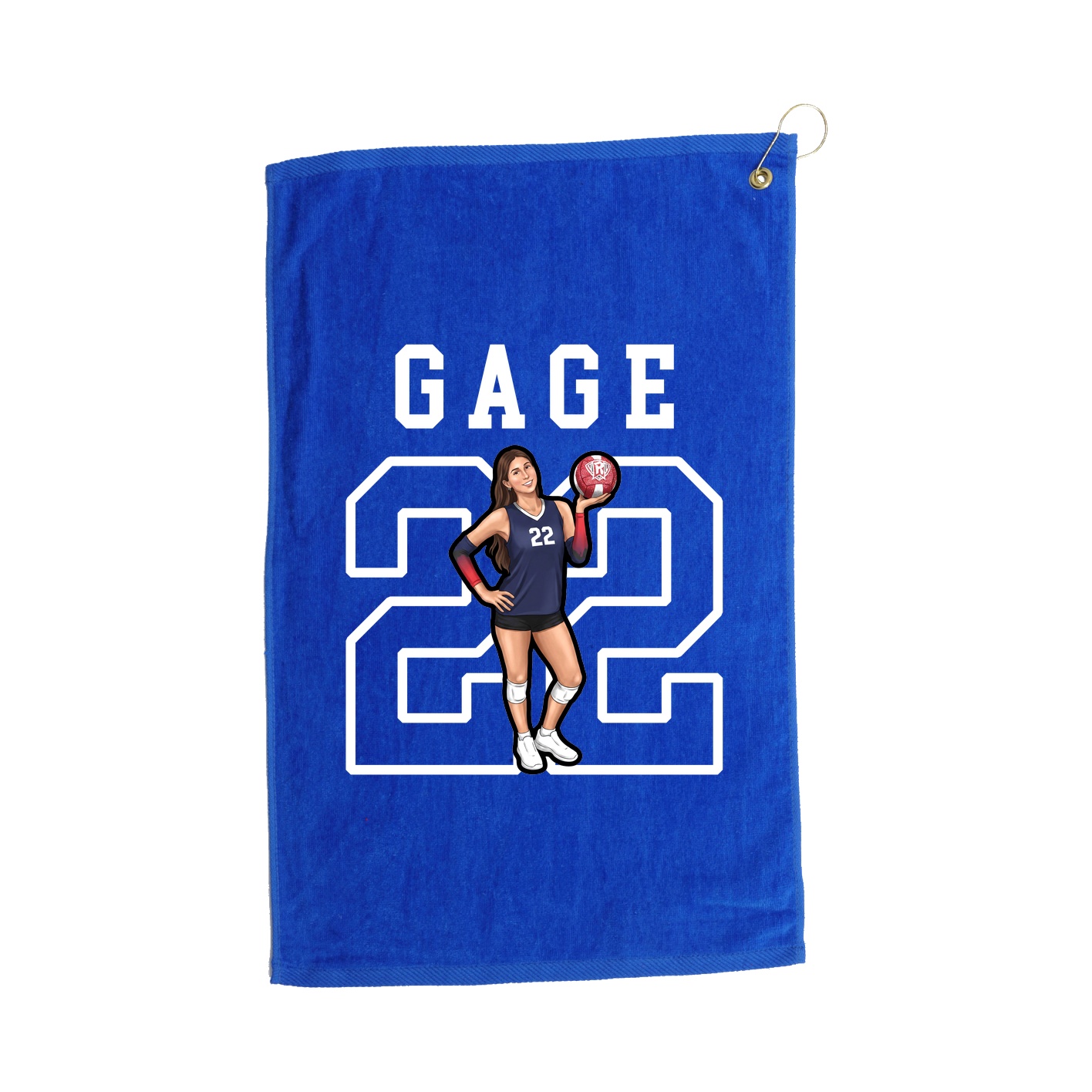 Golf Towel — Shirsey in Royal