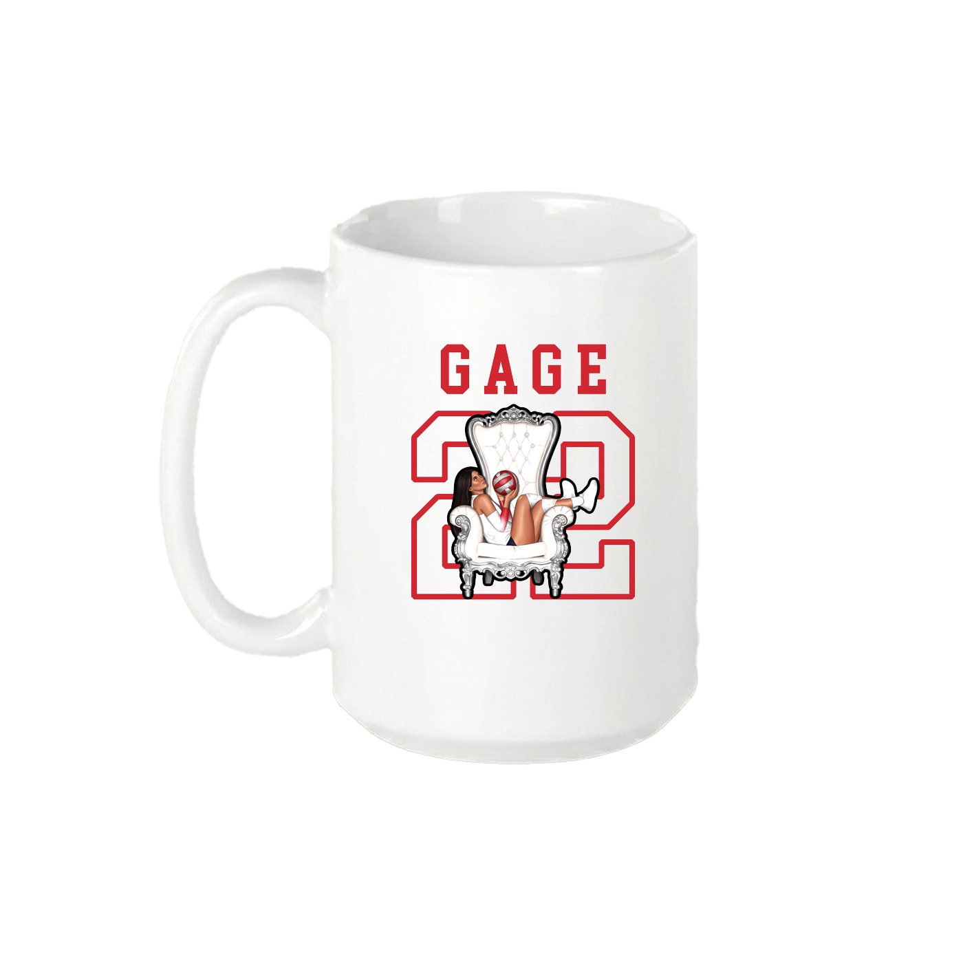 15oz Coffee Mug — Shirsey in White