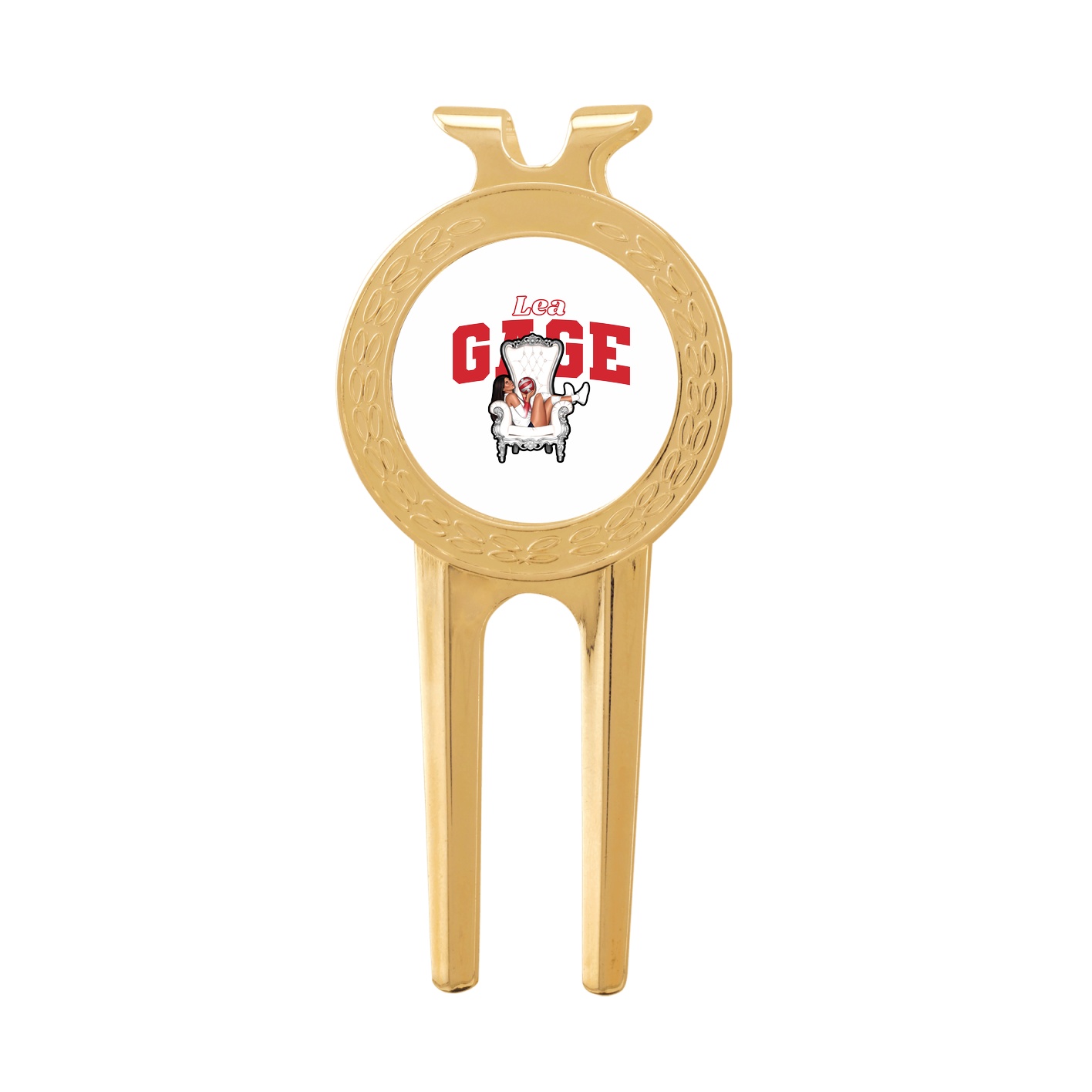 Divot Tool with Ball Marker — Name Arch in Classic
