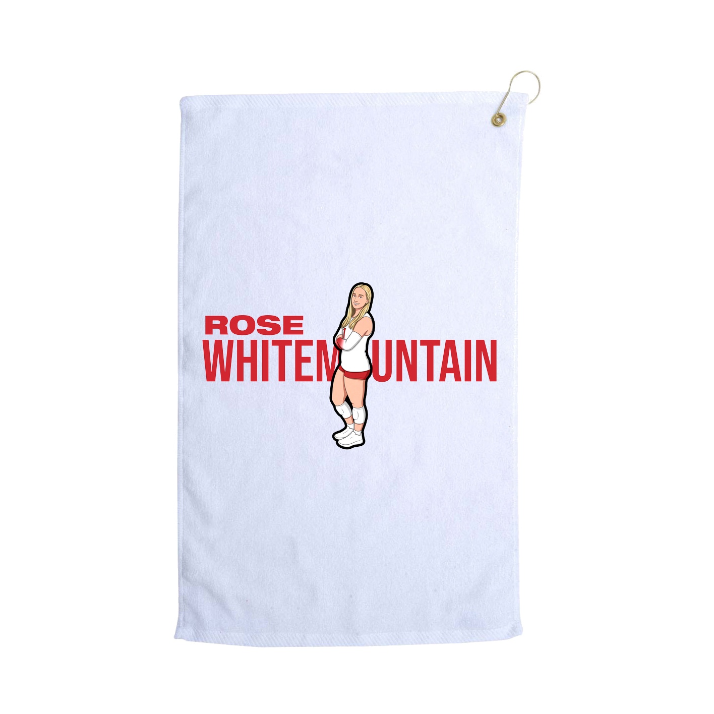 Golf Towel — Player Name in White