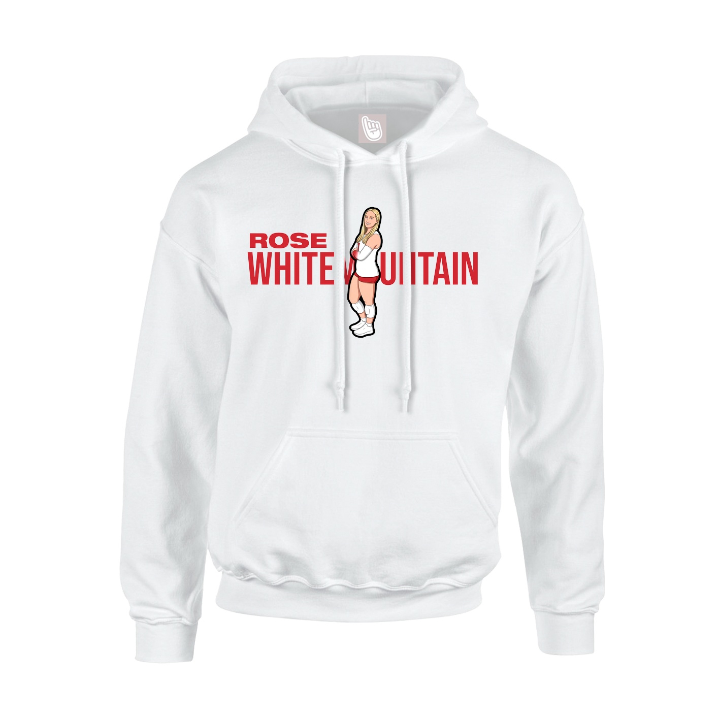 Youth Hoodie — Player Name in White