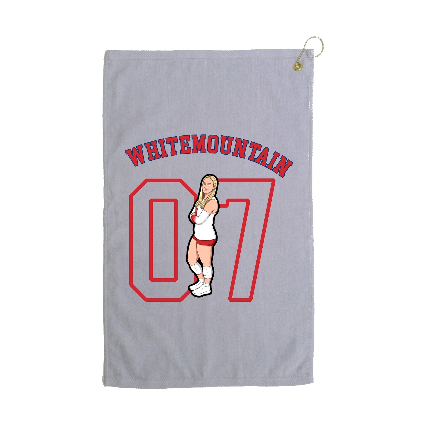 Golf Towel — Shirsey Arch in Grey