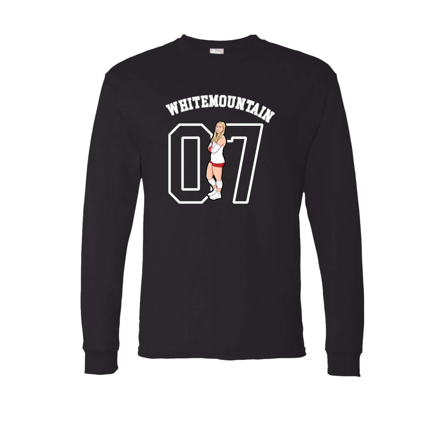 Long Sleeve Tee — Shirsey Arch in Black