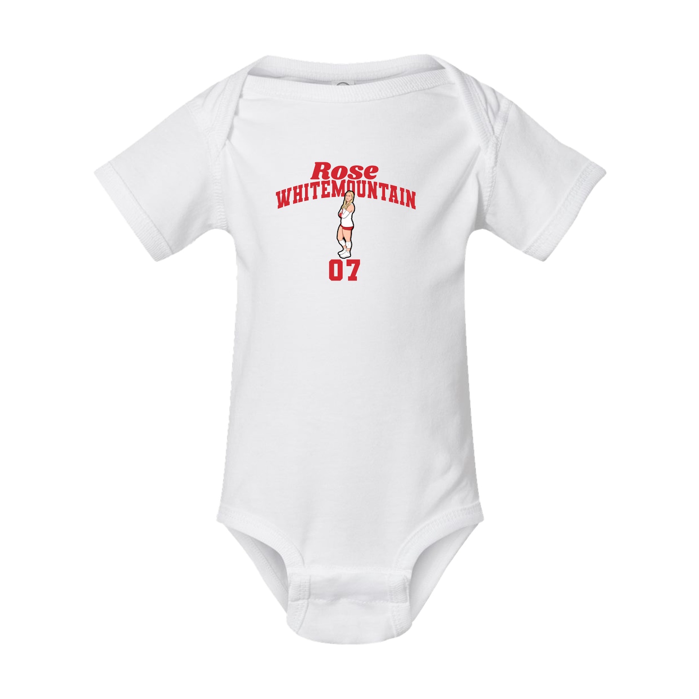 Baby Onesie — Signature Arch in White