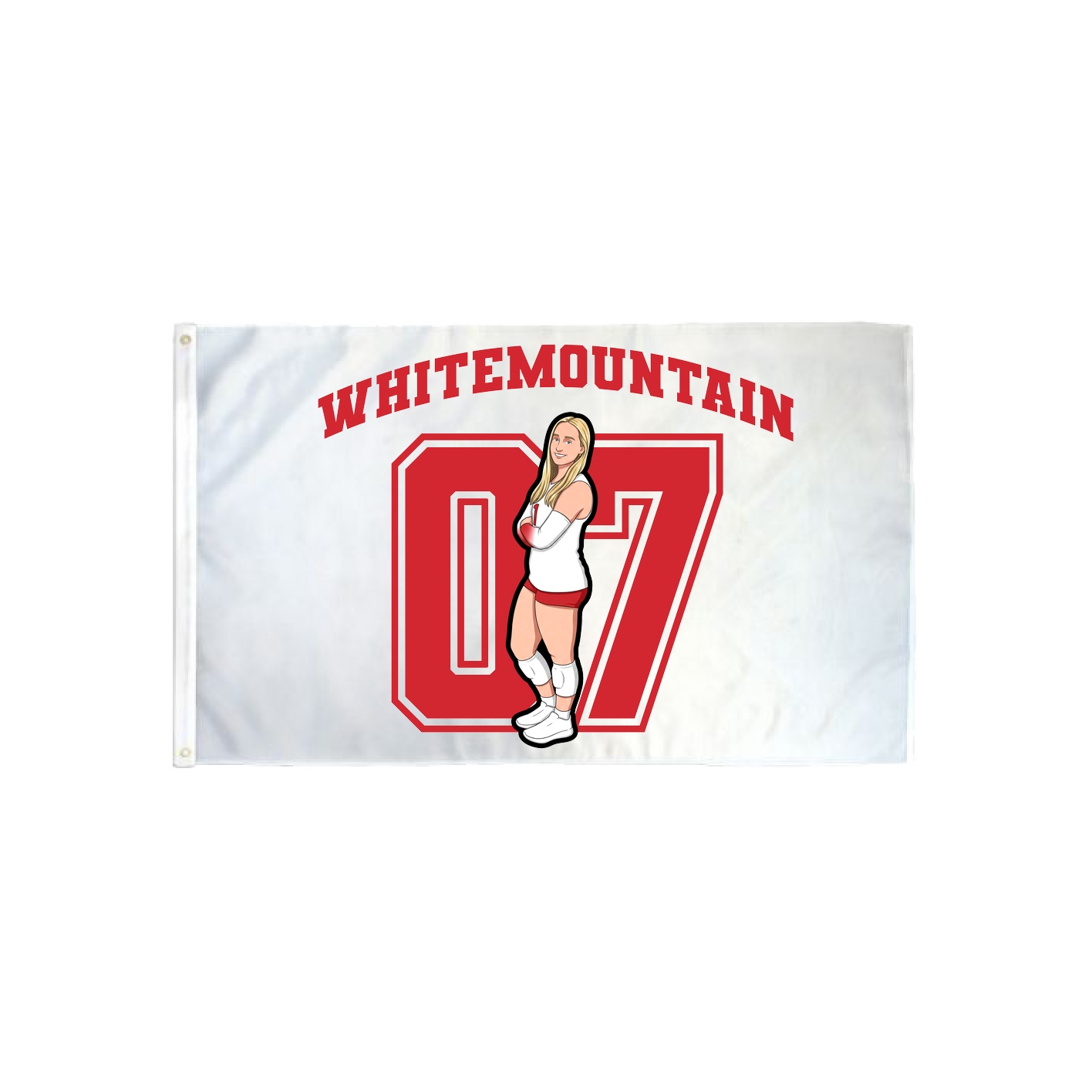 3x5 Flag — Number in Classic