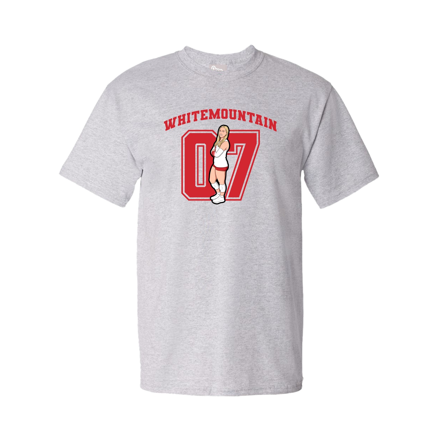 Tee — Number in Grey