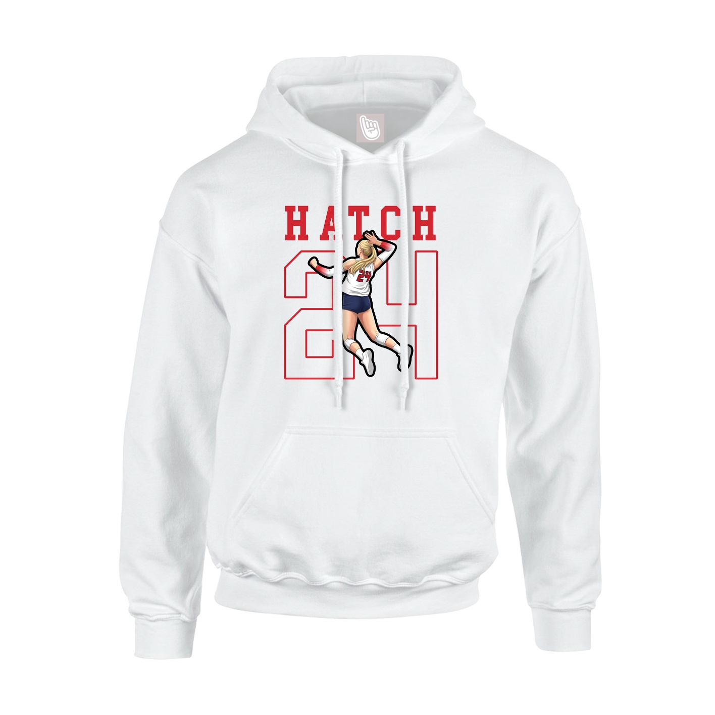 Youth Hoodie — Shirsey in White