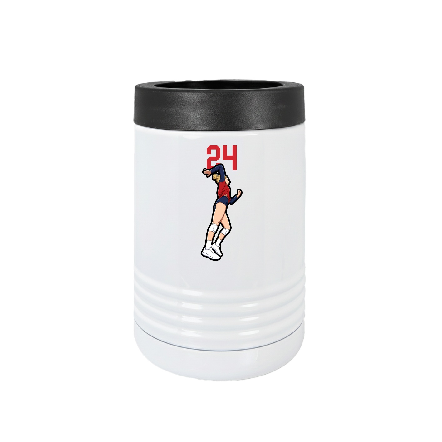 Beverage Holder — Number Top in White