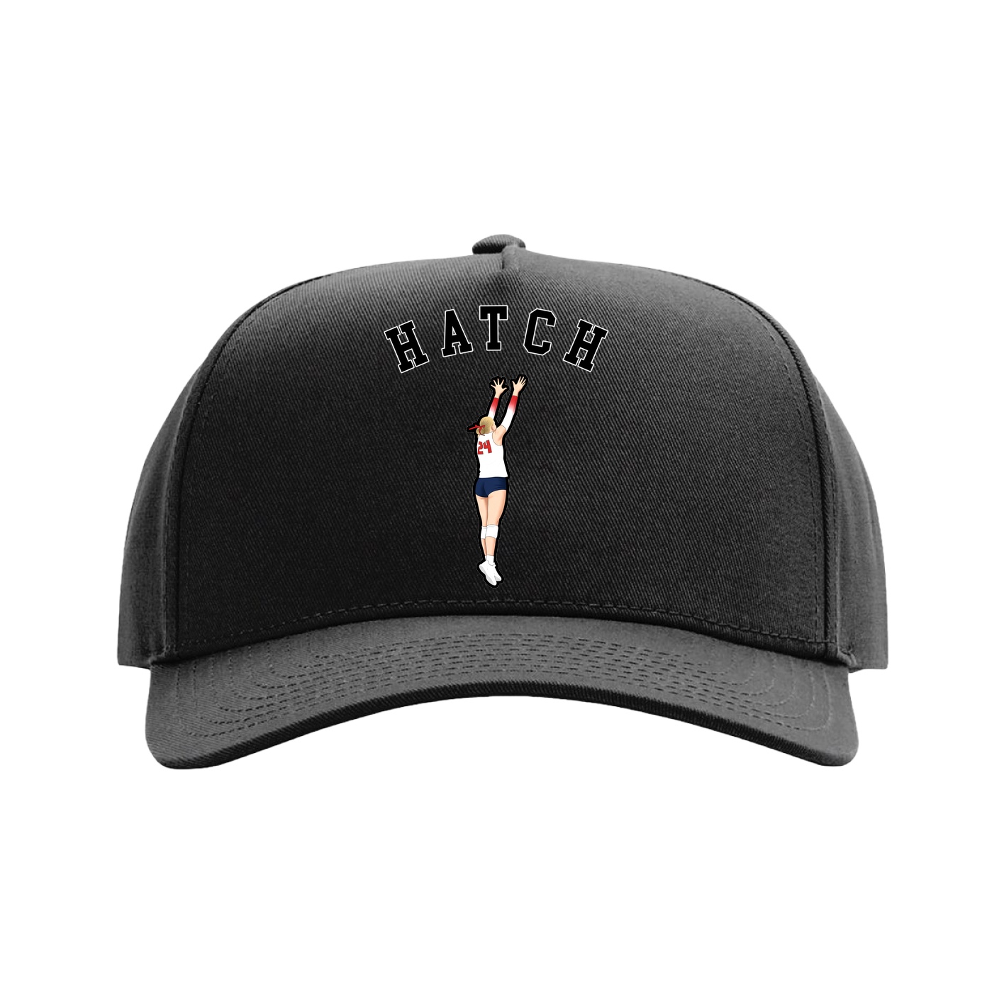Full Fabric Five-Panel Champ Cap