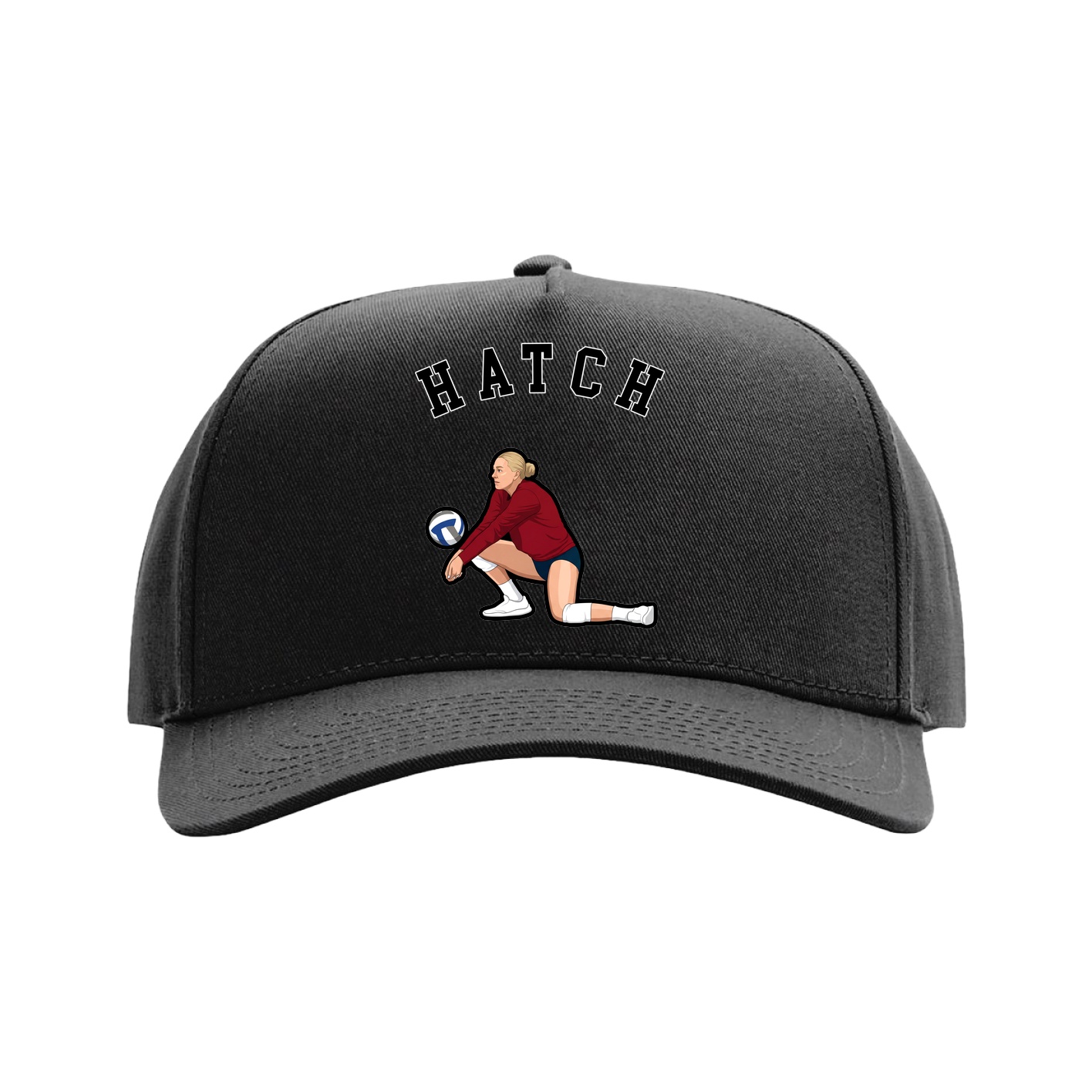 Full Fabric Five-Panel Champ Cap