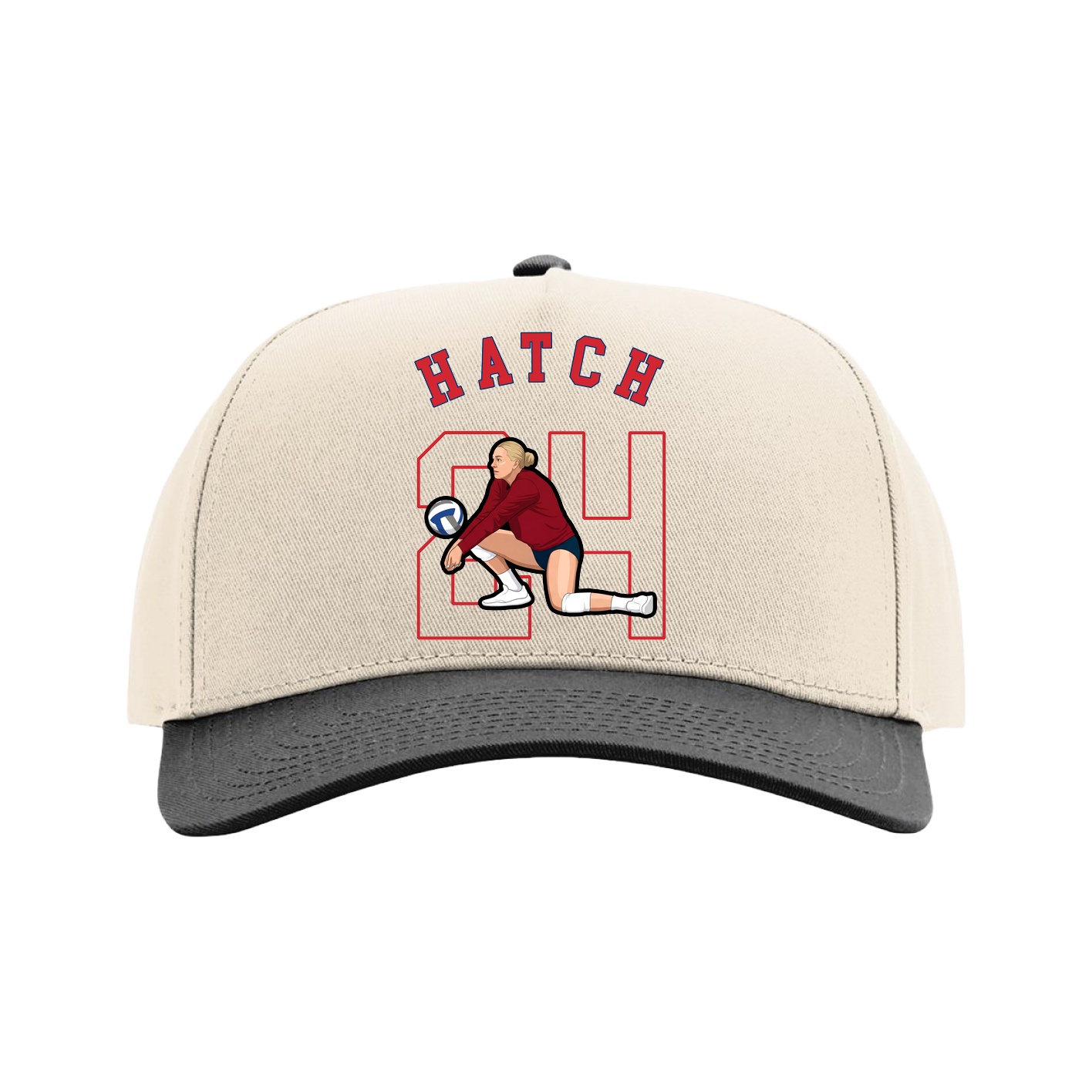 Full Fabric Five-Panel Champ Cap