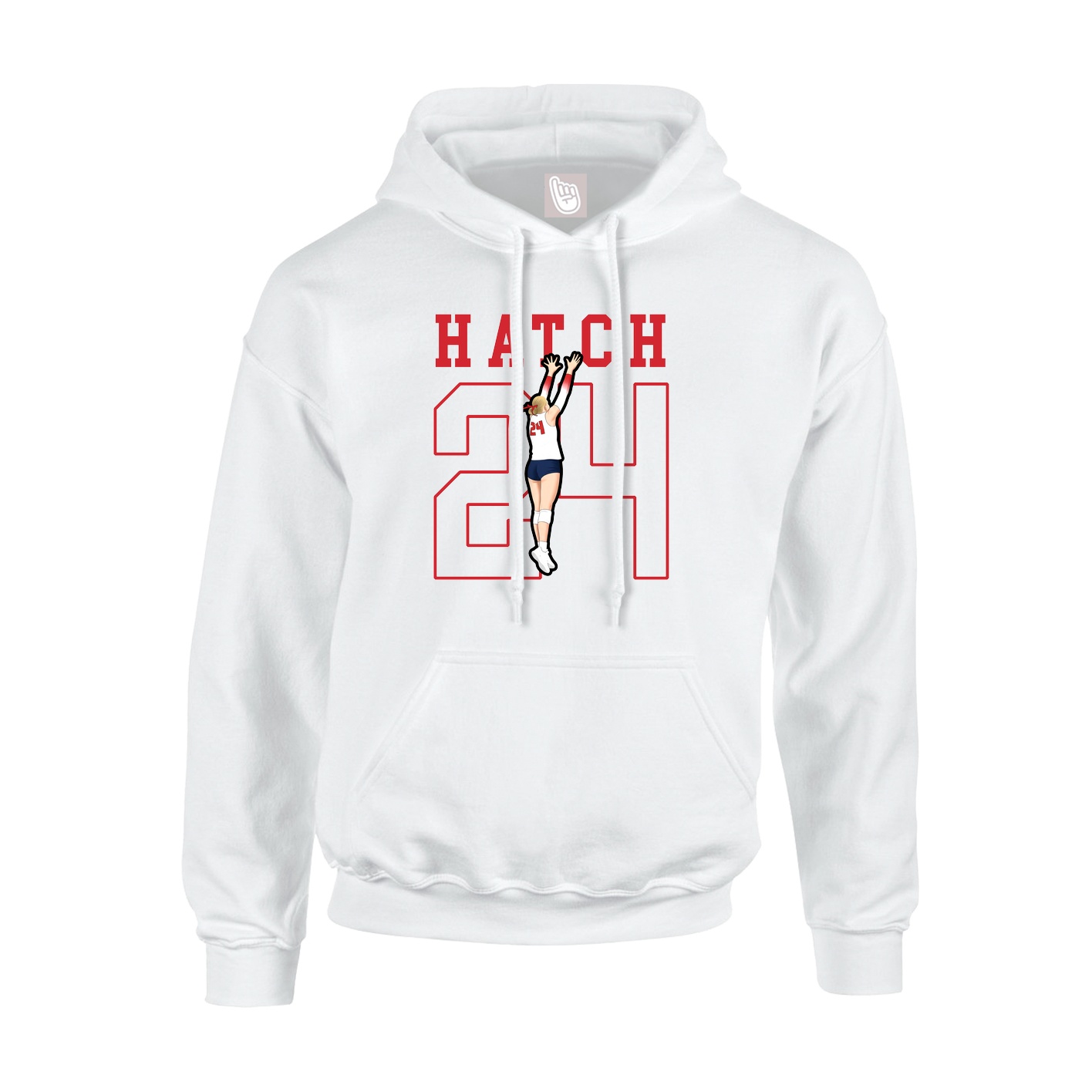 Hoodie — Shirsey in White