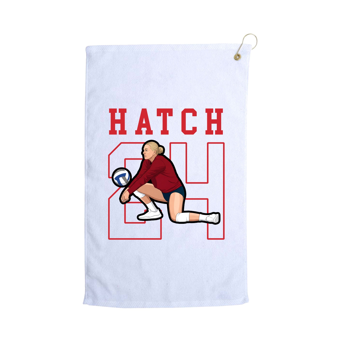 Golf Towel — Shirsey in White