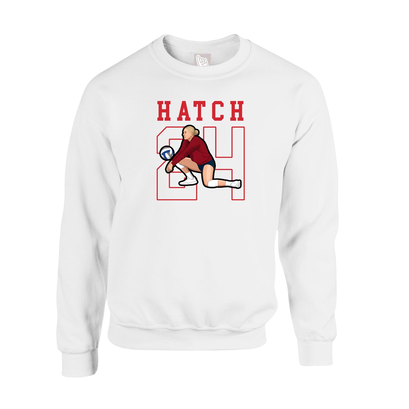 Fleece Crew — Shirsey in White