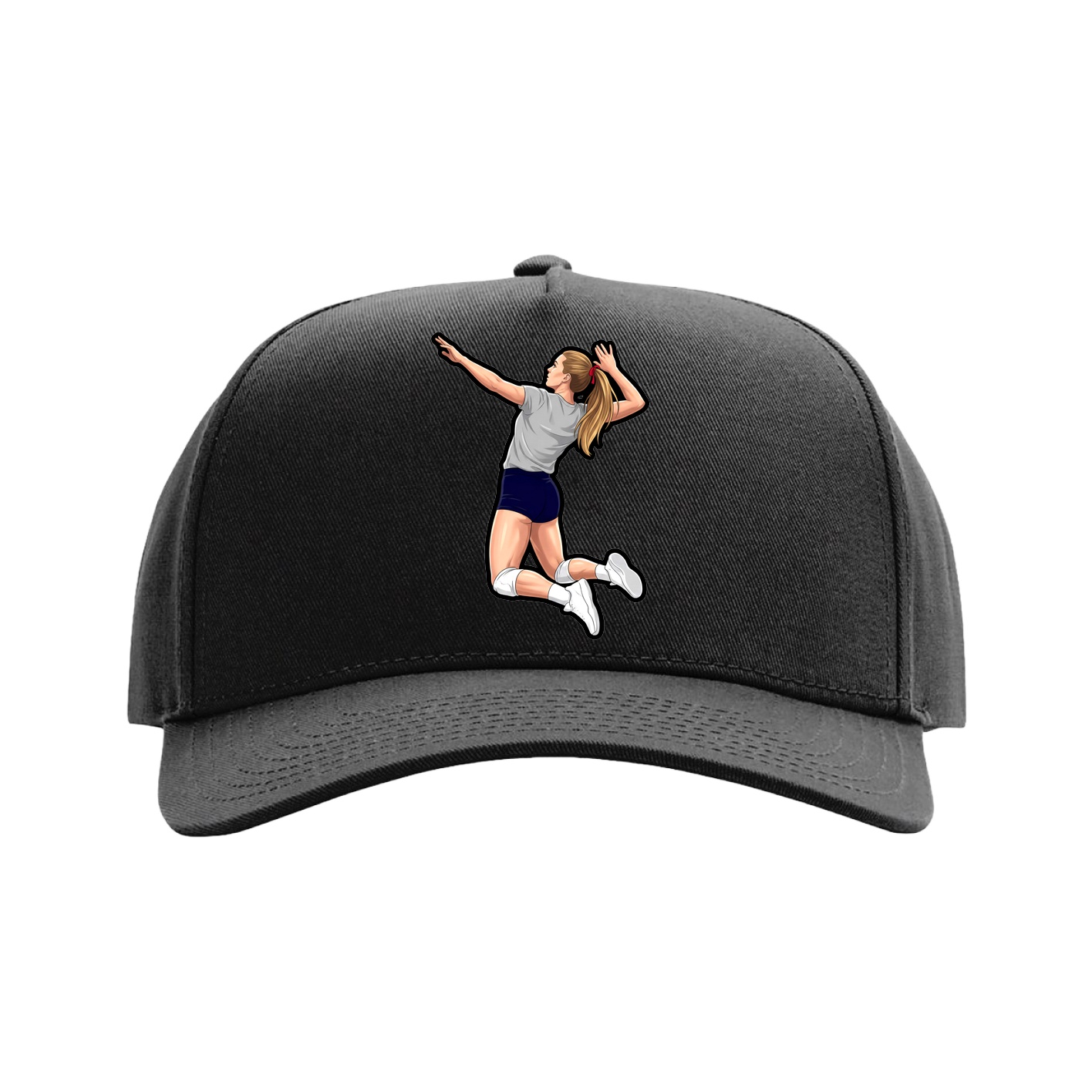 Full Fabric Five-Panel Champ Cap