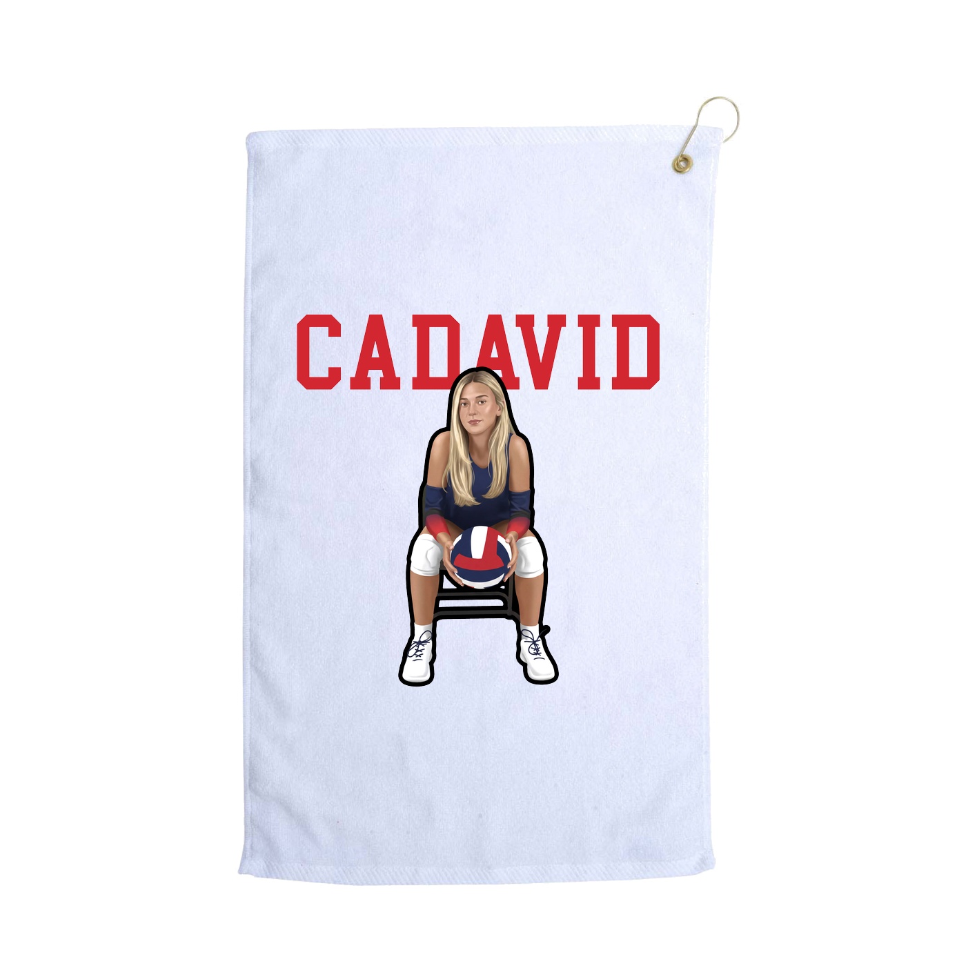 Golf Towel — Shirsey in White