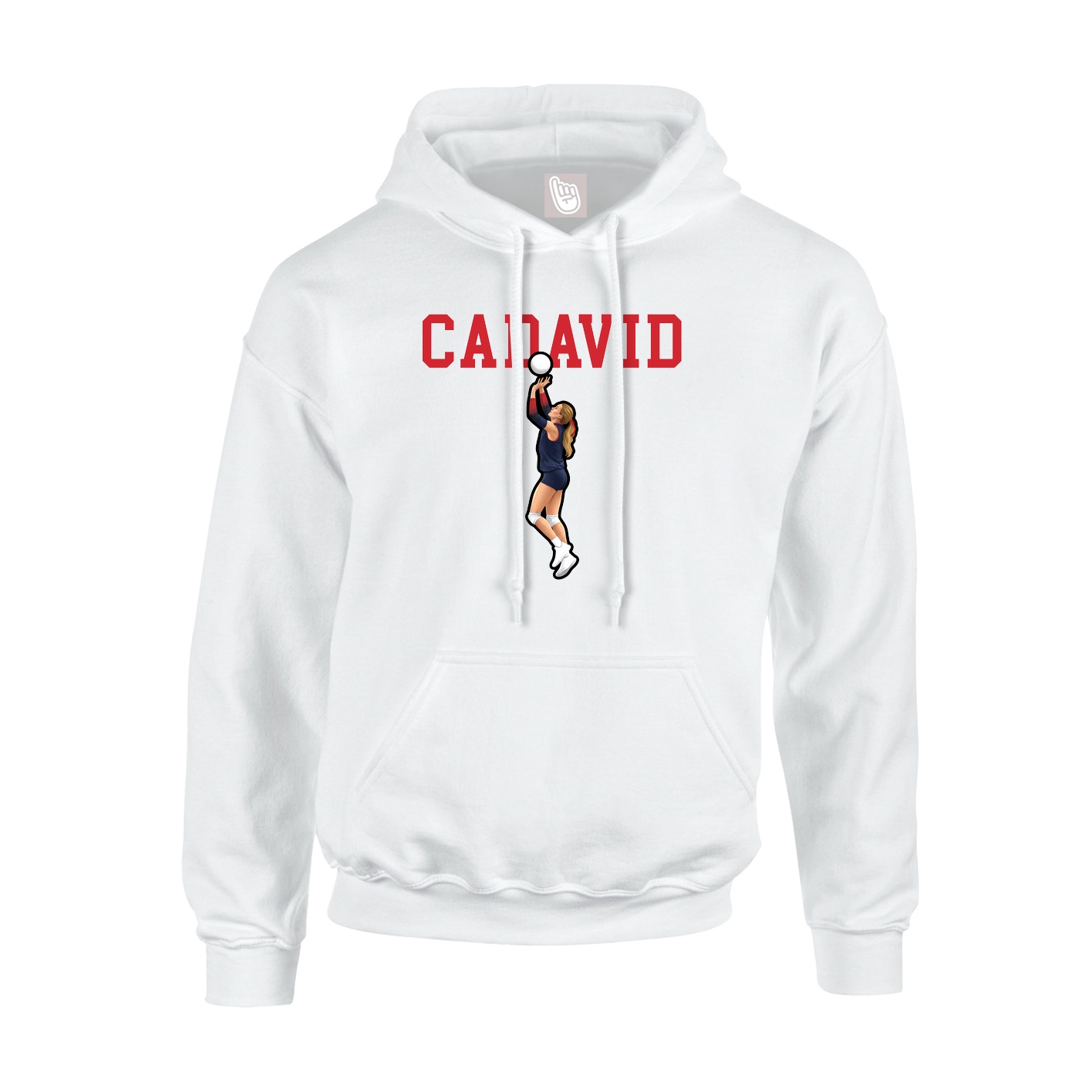 Hoodie — Shirsey in White