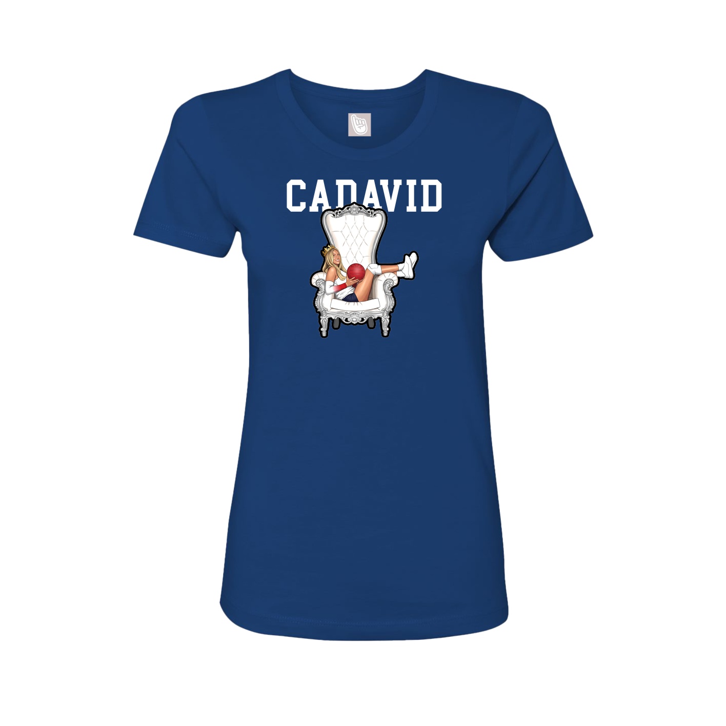 Fitted Women's Tee — Shirsey in Royal