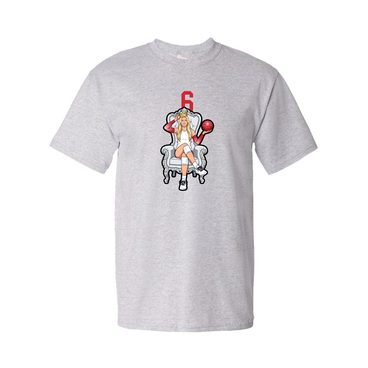 Tee — Number Top in Grey