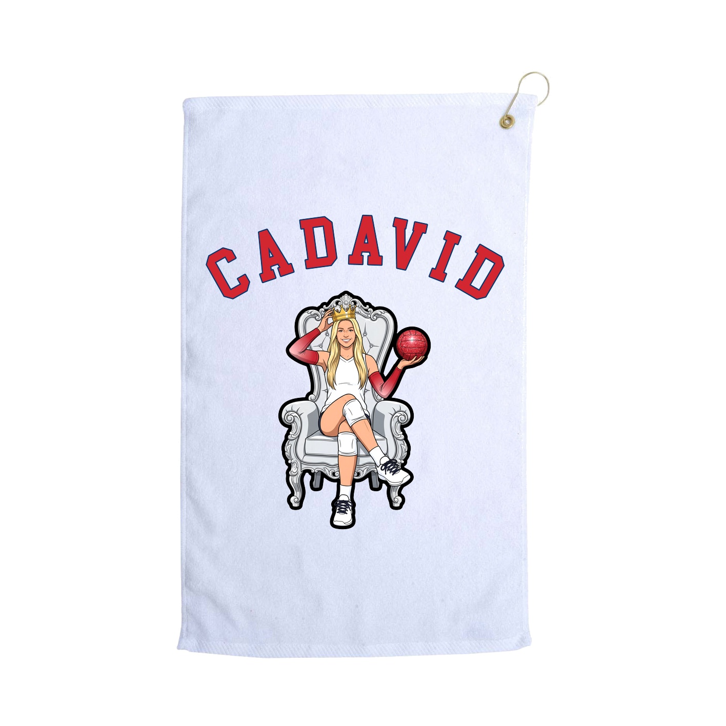 Golf Towel — Shirsey Arch in White