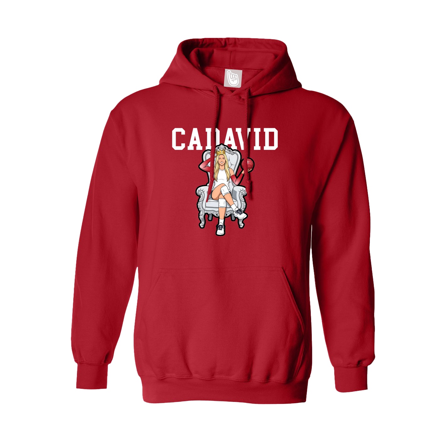Hoodie — Shirsey in Red