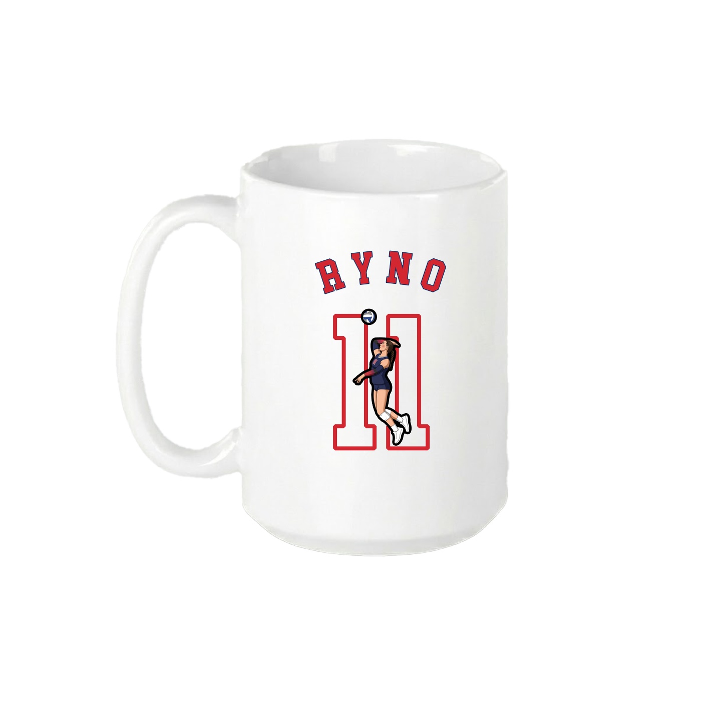 15oz Coffee Mug — Shirsey Arch in White
