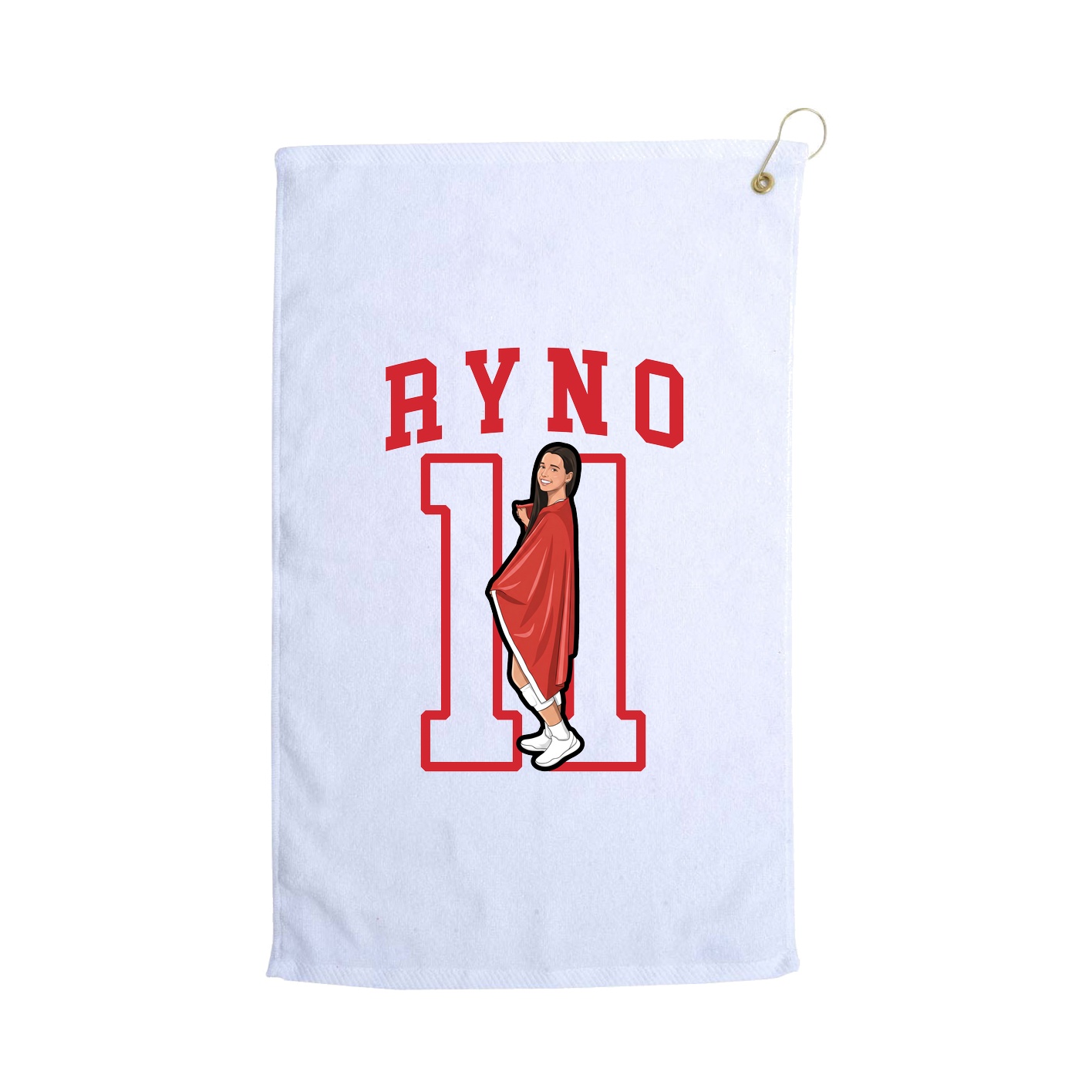 Golf Towel — Shirsey in White