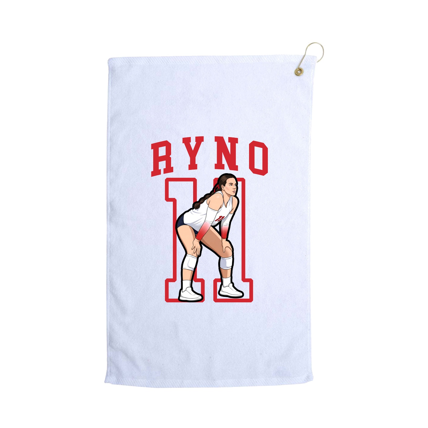 Golf Towel — Shirsey in White