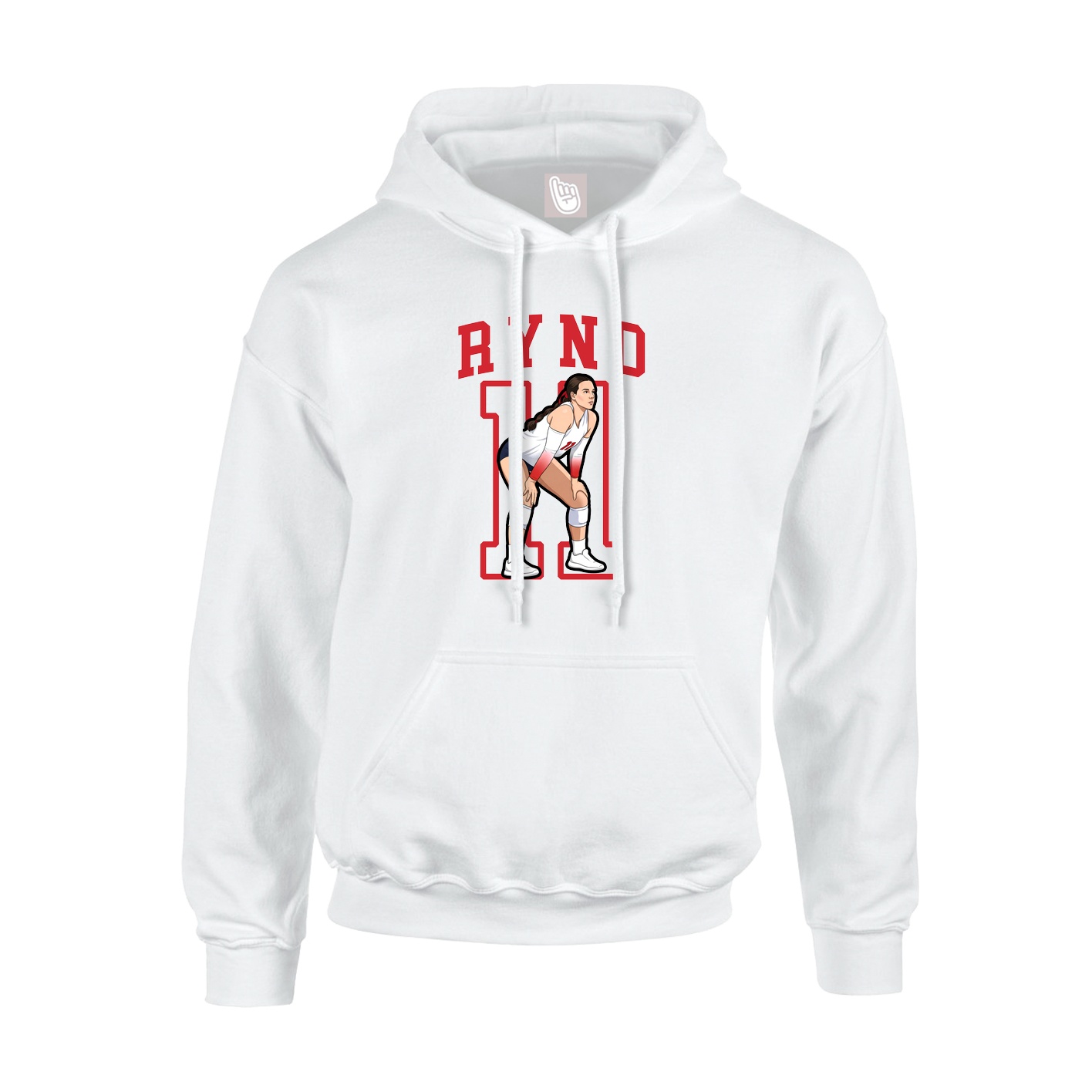 Hoodie — Shirsey in White