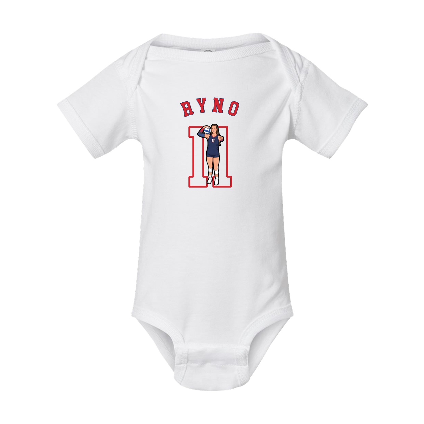 Baby Onesie — Shirsey Arch in White