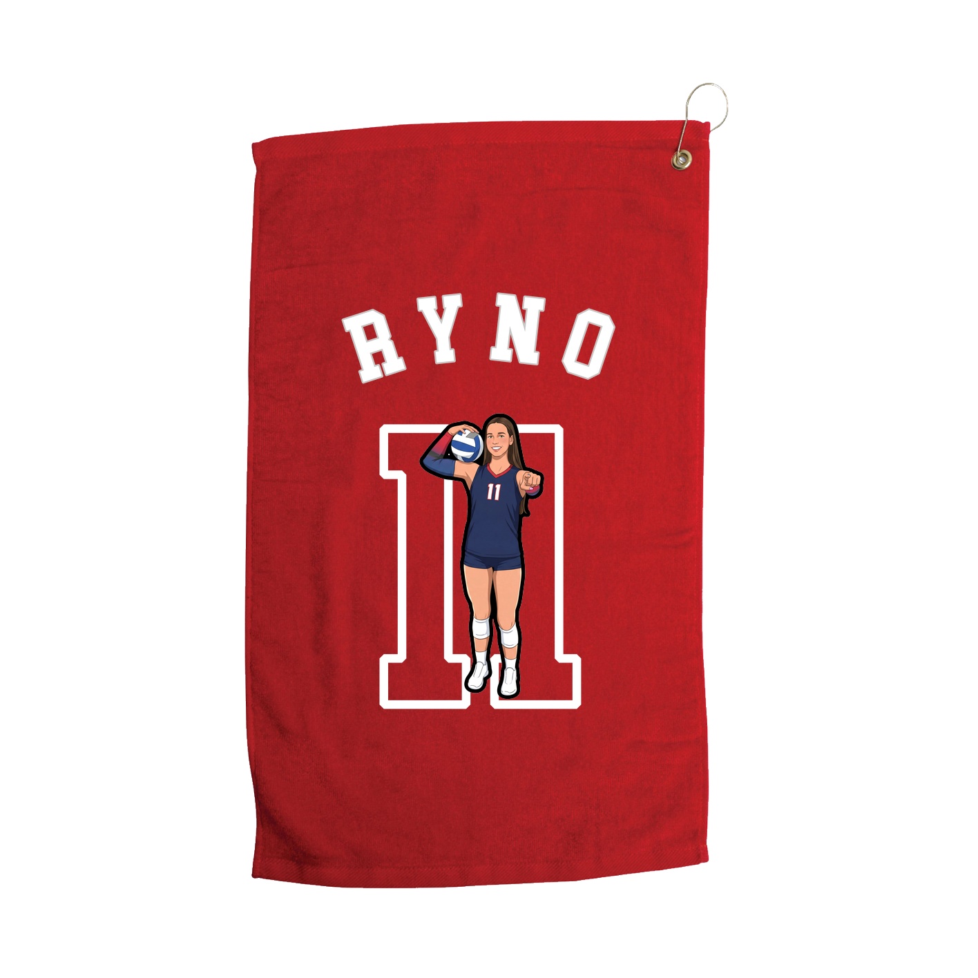 Golf Towel — Shirsey Arch in Red