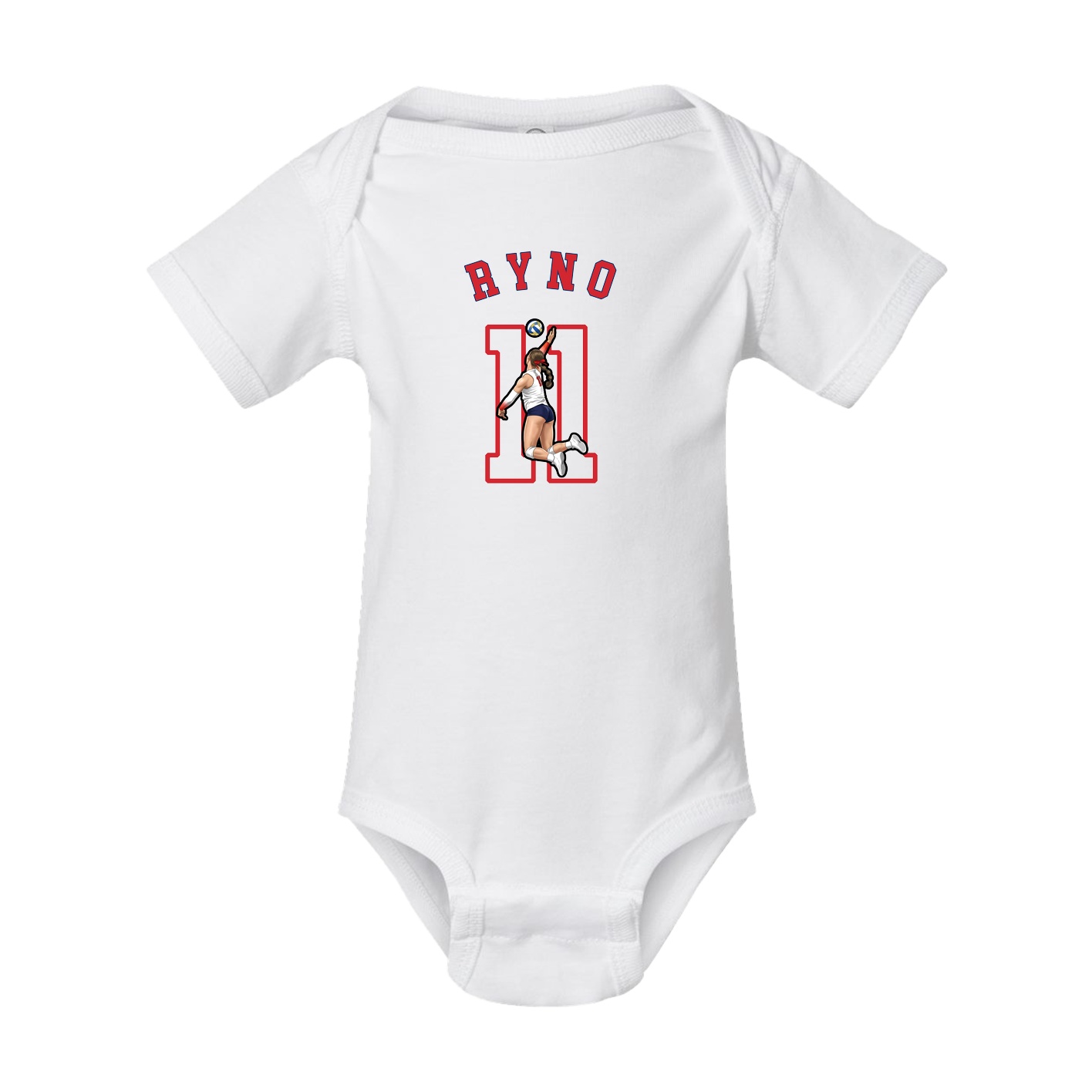 Baby Onesie — Shirsey Arch in White