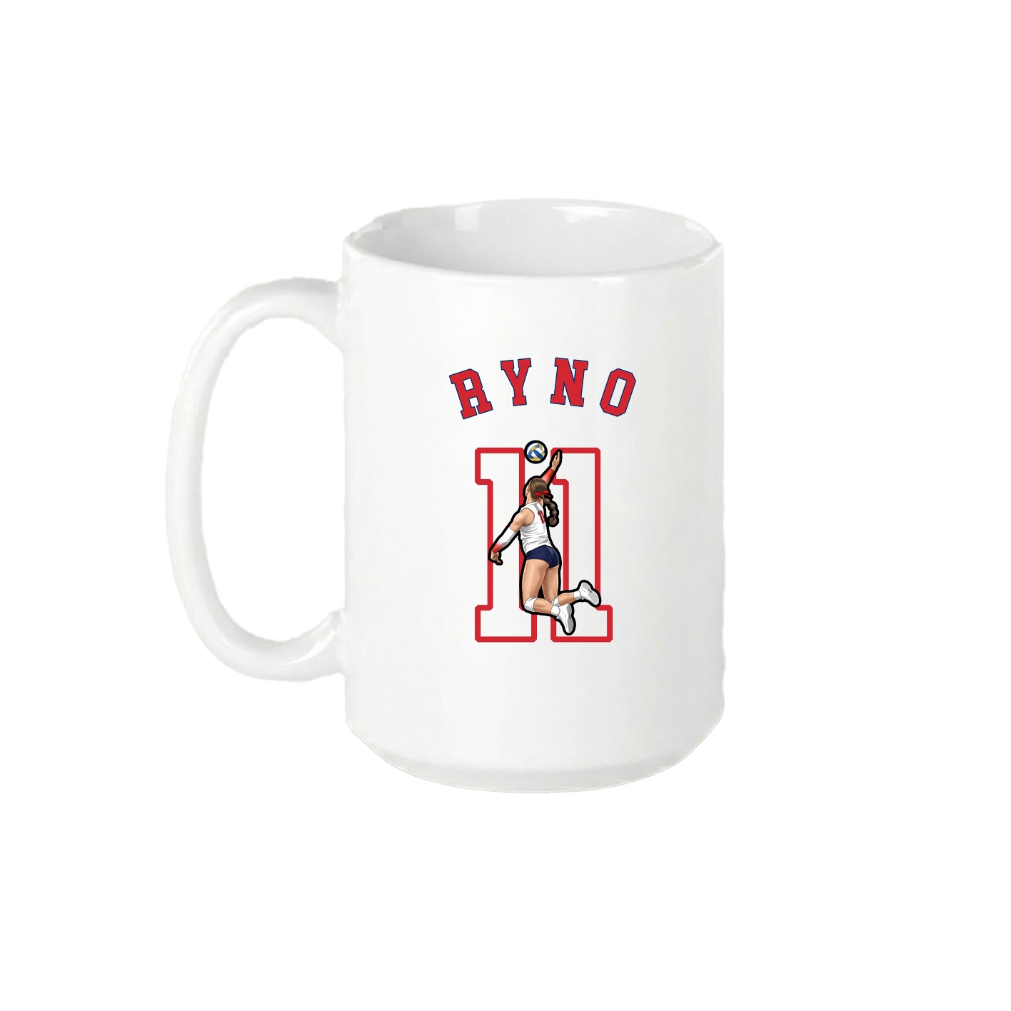 15oz Coffee Mug — Shirsey Arch in White