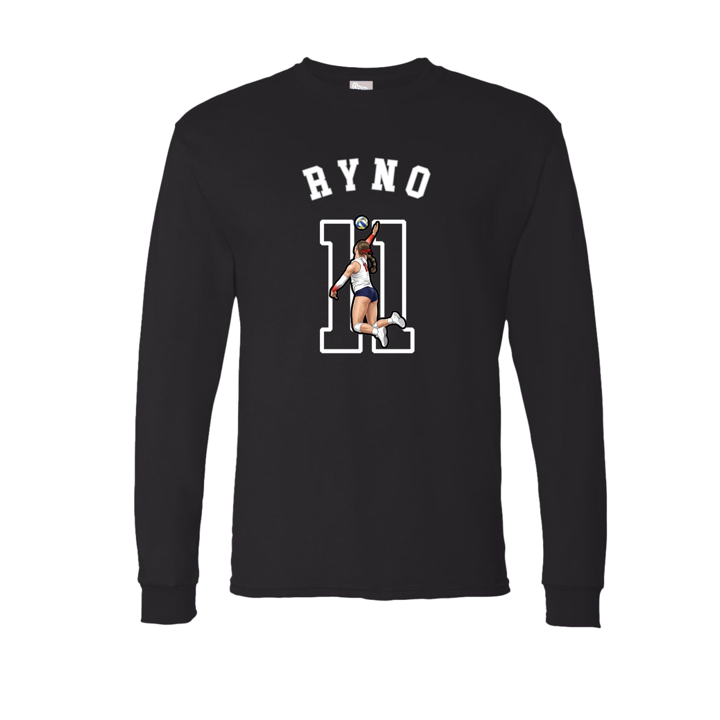 Long Sleeve Tee — Shirsey Arch in Black