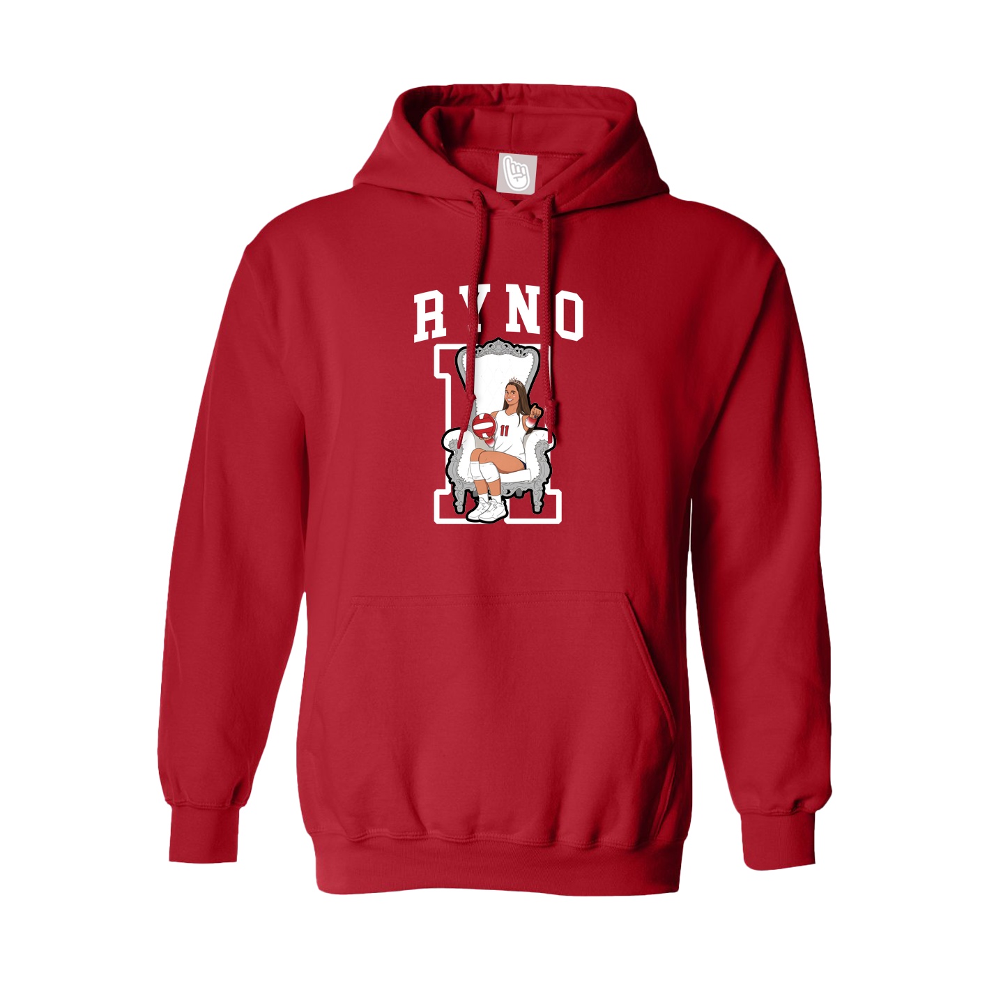 Hoodie — Shirsey in Red