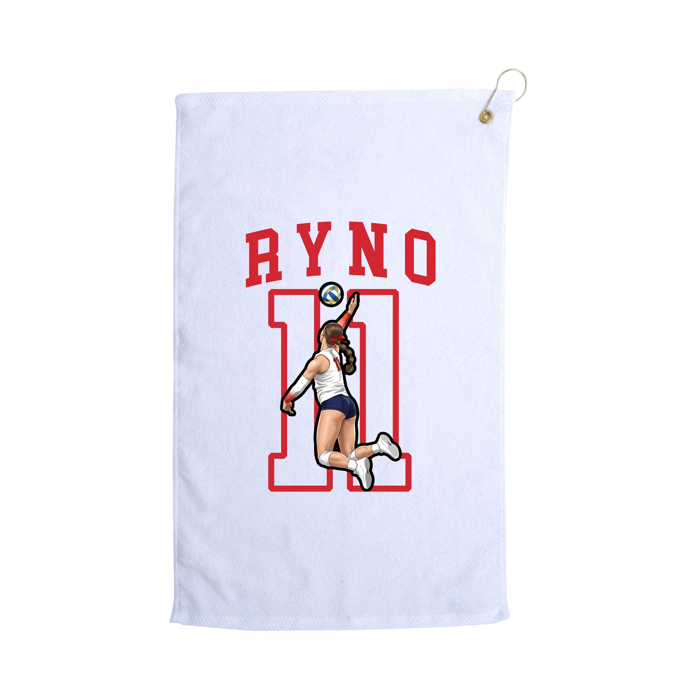 Golf Towel — Shirsey in White
