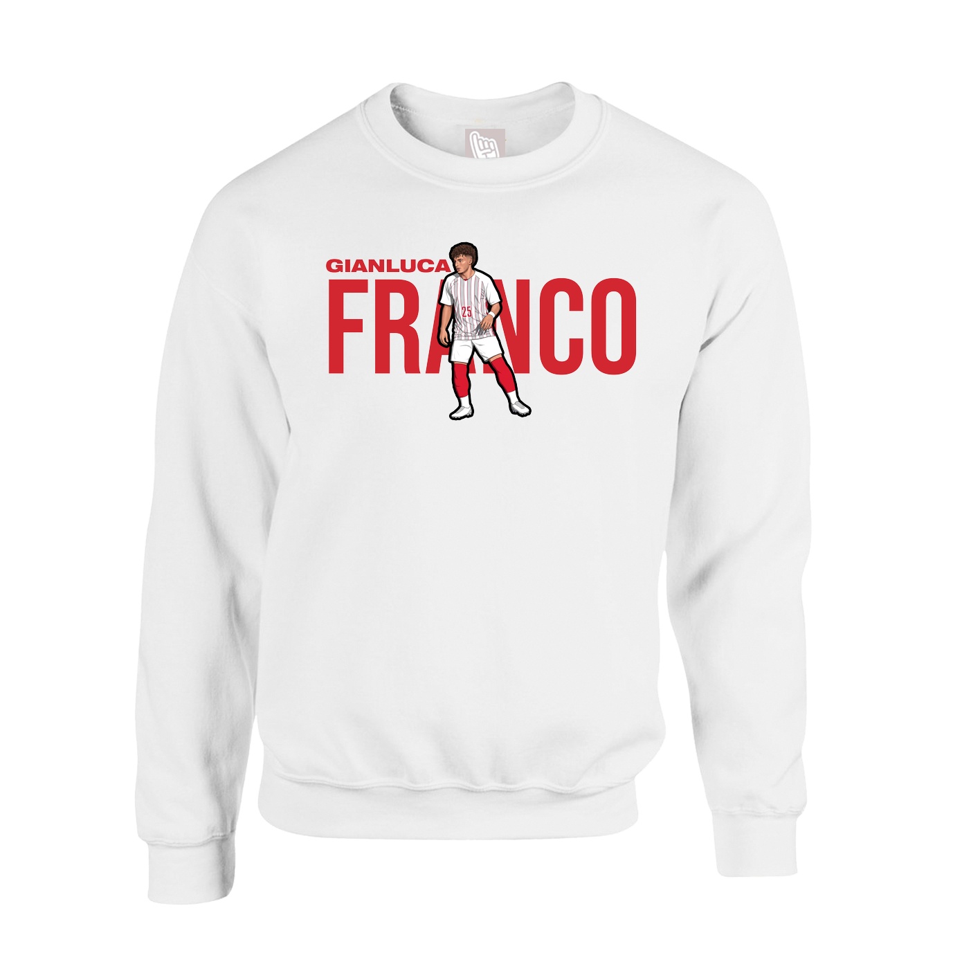 Fleece Crew — Player Name in White