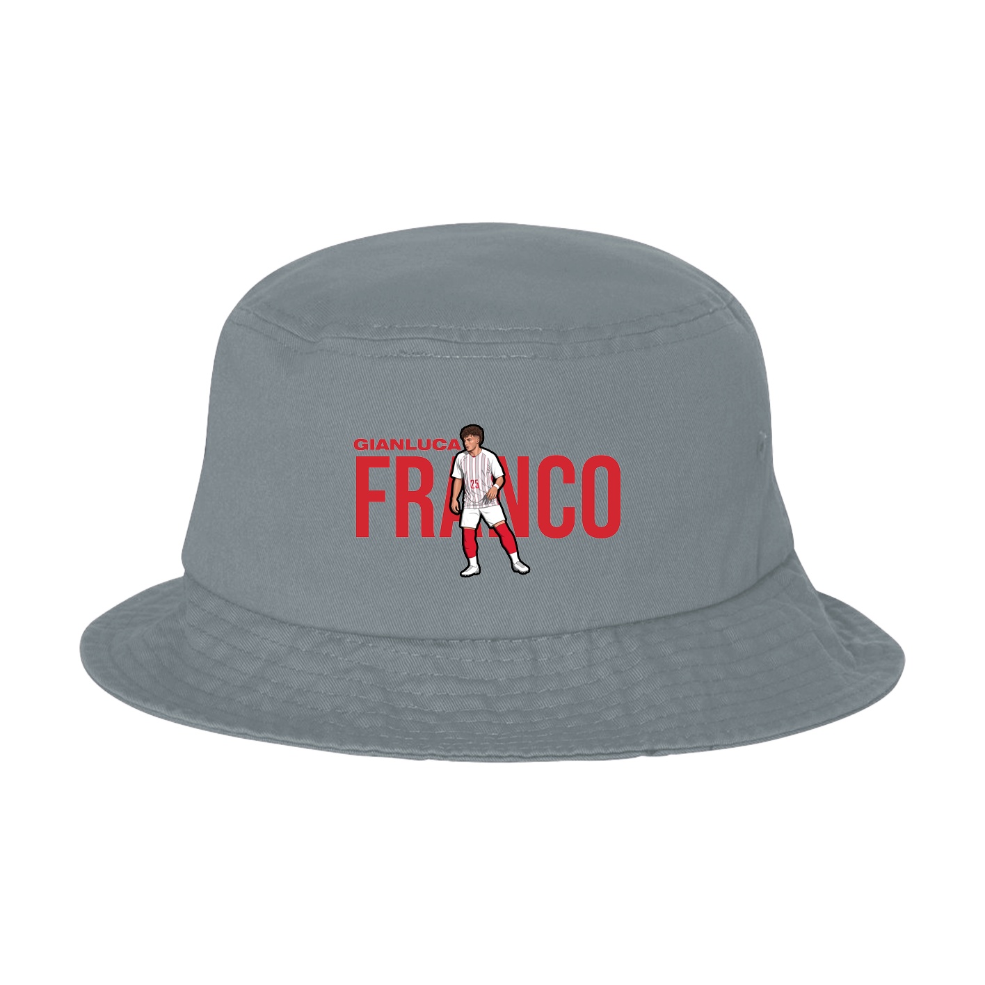 Bucket Cap — Player Name in Grey