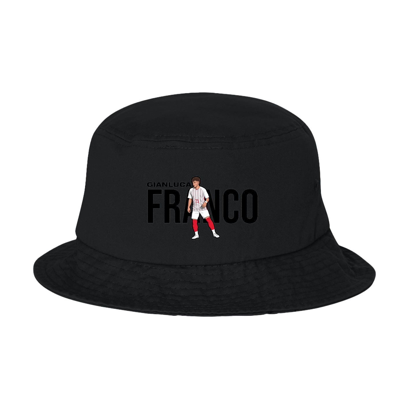 Bucket Cap — Player Name in Black