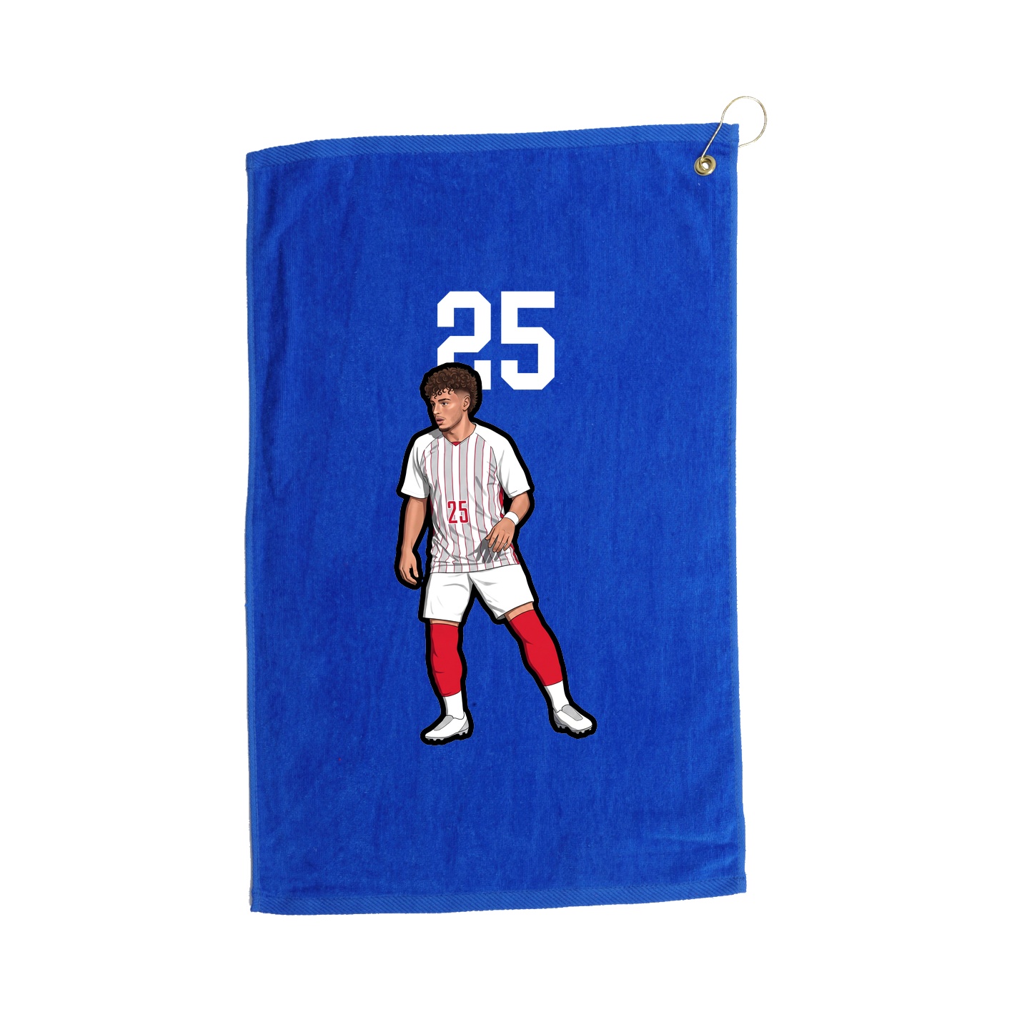 Golf Towel — Number Top in Royal