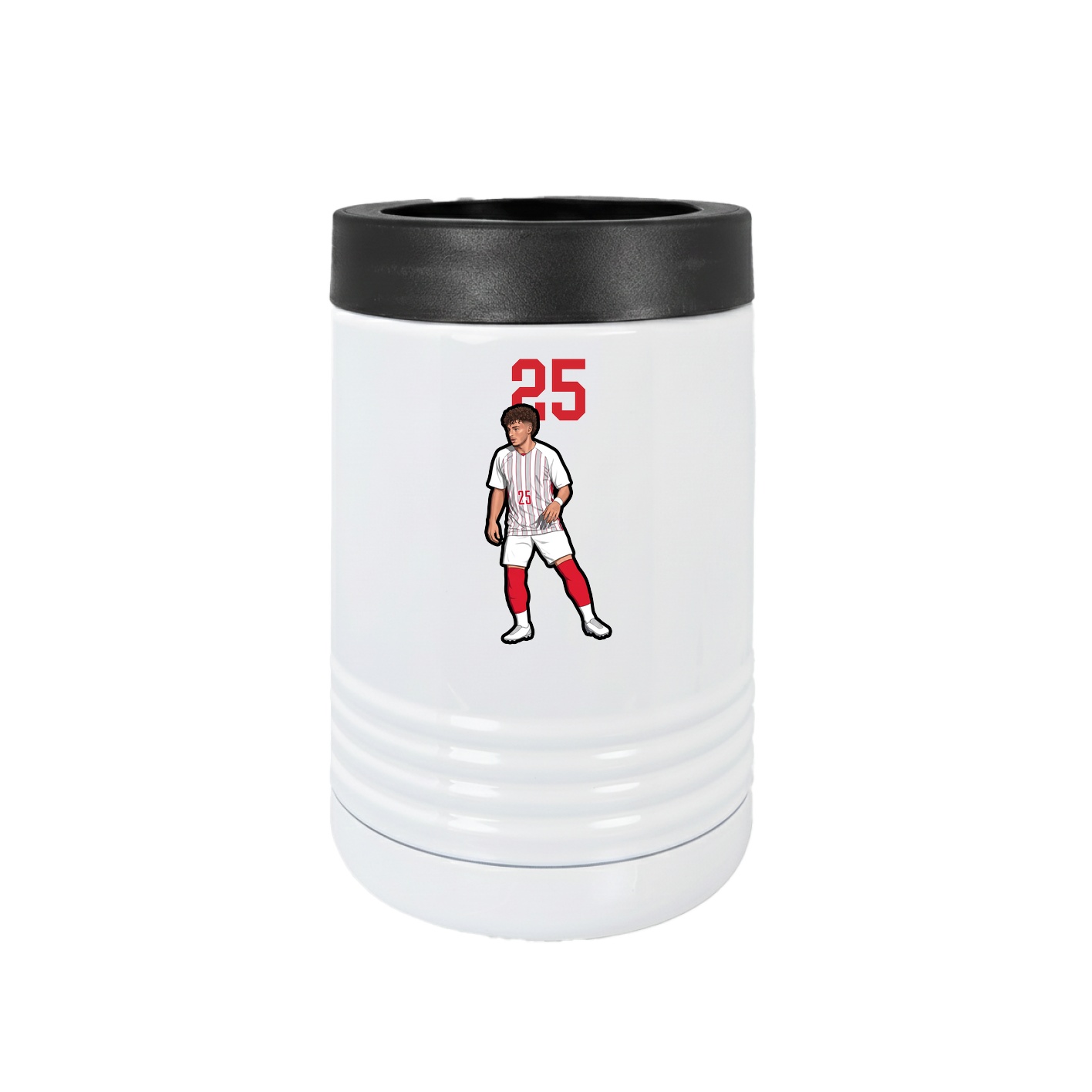 Beverage Holder — Number Top in White